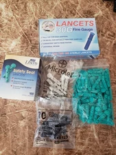 Assorted Lancets 30g Fine Gauge Plus Others