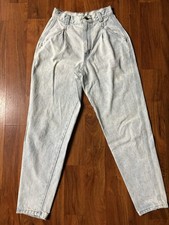 Vintage Chic Denim Jeans Acid Wash High Waisted Made In USA Women’s