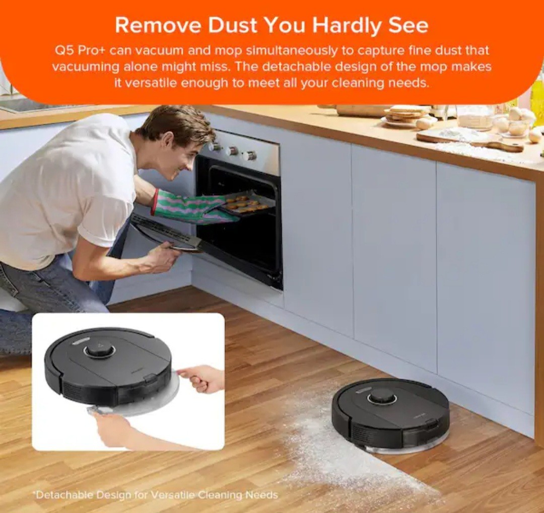 Roborock Q5 Pro+ Robotic Vacuum Cleaner 195043005904| eBay