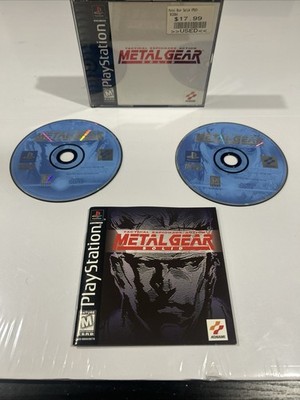 Metal Gear Solid (Sony PlayStation 1, 1999) Black Label CIB