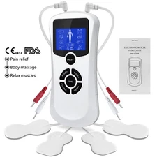 Tens Unit Electric Stimulation 8 Modes Pulse Muscle Massager Therapy Pain Relief