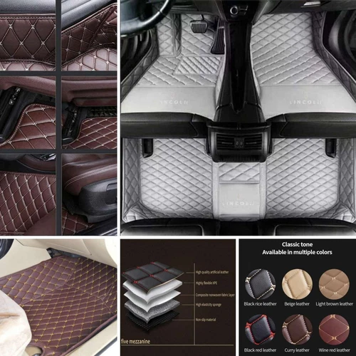 For Lincoln Town Car 1998-2011 Custom Carpets All Weather Car Floor Mats Auto - Imagen 13 de 36