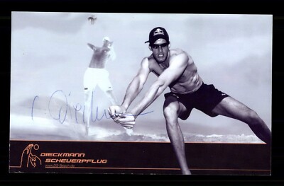 Christoph Dieckmann Beach Volleyball Autograph Card Original Signed # G 43677