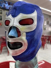 BLUEDEMON LUCHADOR PROGRADE MASK WRESTLER MASCARA LUCHALIBRE CMLL WWE RUDOS AAA