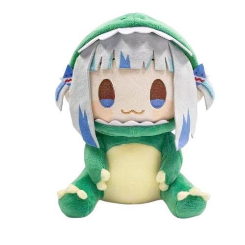 Anime Hololive VTuber Gawr Gura Plush Doll Cosplay Stuffed Toy 20cm Plushie Gift - Picture 7 of 13