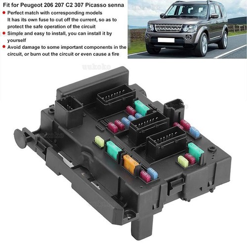 For Citroen C3 C5 C8 Peugeot 206 307 406 807 6500Y1 BSM Control Module Fuse Box - Picture 2 of 9