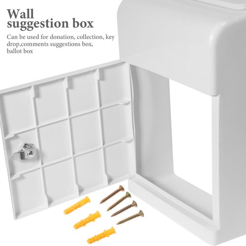 Rainproof Message Box Office Creative Lockable Wall-mounted Mailbox - 第 7/12 張圖片