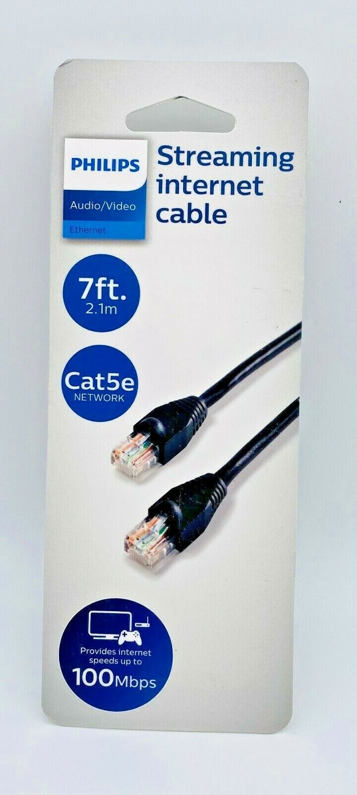 Philips Streaming Ethernet Cable Cat 5e - 7ft 