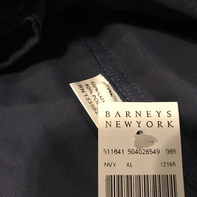 BARNEYS NEW YORK Women's blue zip-up jacket with pockets Size XL