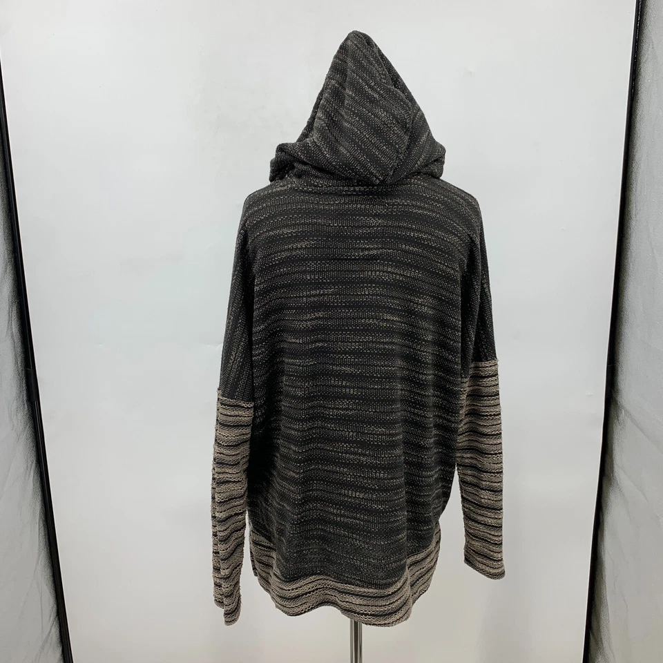 Sudadera con Capucha O'Neill Tejida Para Mujer S Pequeña Rayas Cremallera Completa Boho Surf Colores Contrastes Foto 4 de 4