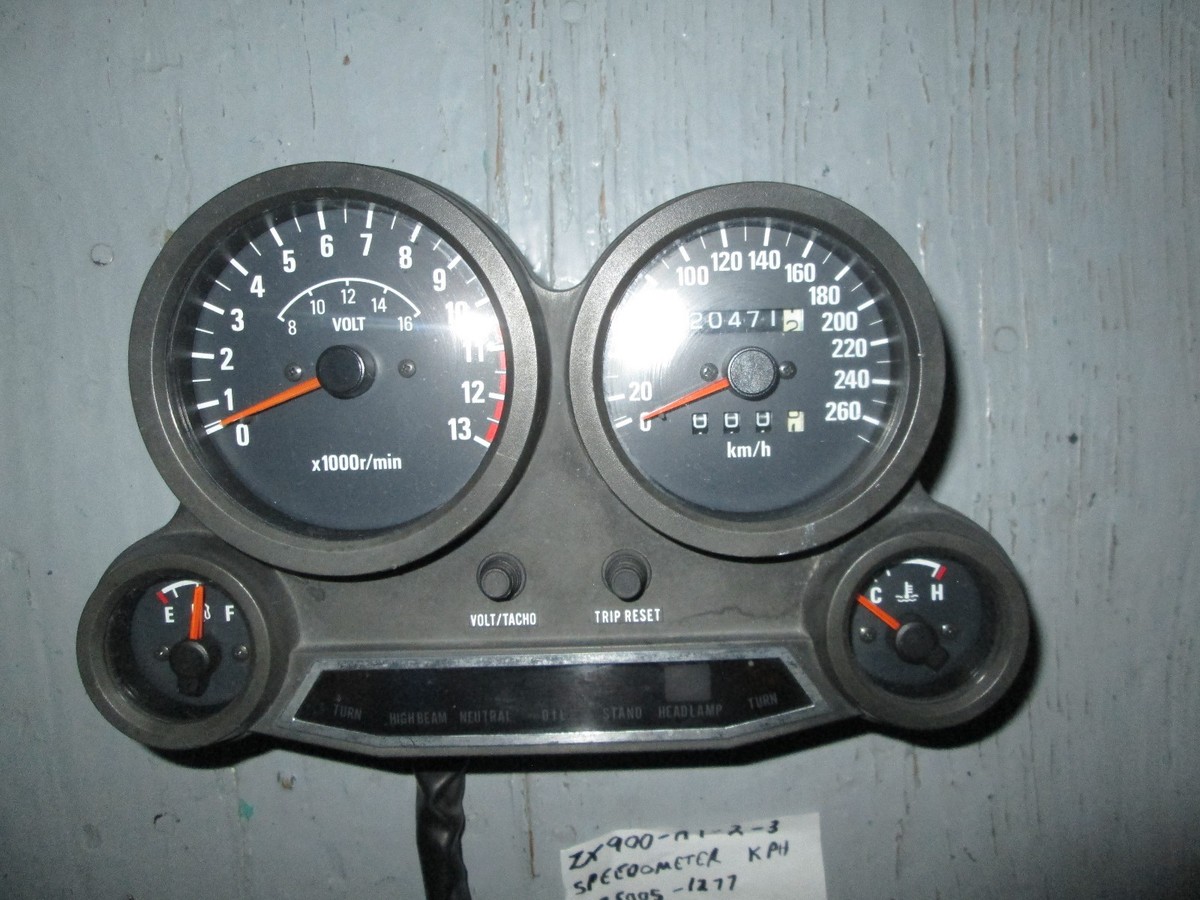 ZX900-A Speedometer / tachometer assembly, 20,471 KMS. | eBay