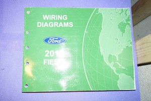 2012 Ford Fiesta OEM EVTM Wiring Diagrams Service Repair Manual Book | eBay