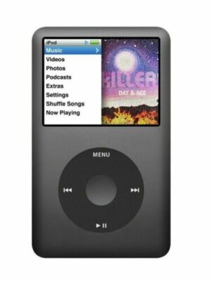 Apple iPod 80GB 、160GB , 2台 New Apple iPod Classic 7th Gen Black (80GB/160GB/512GB/1TB/2TB