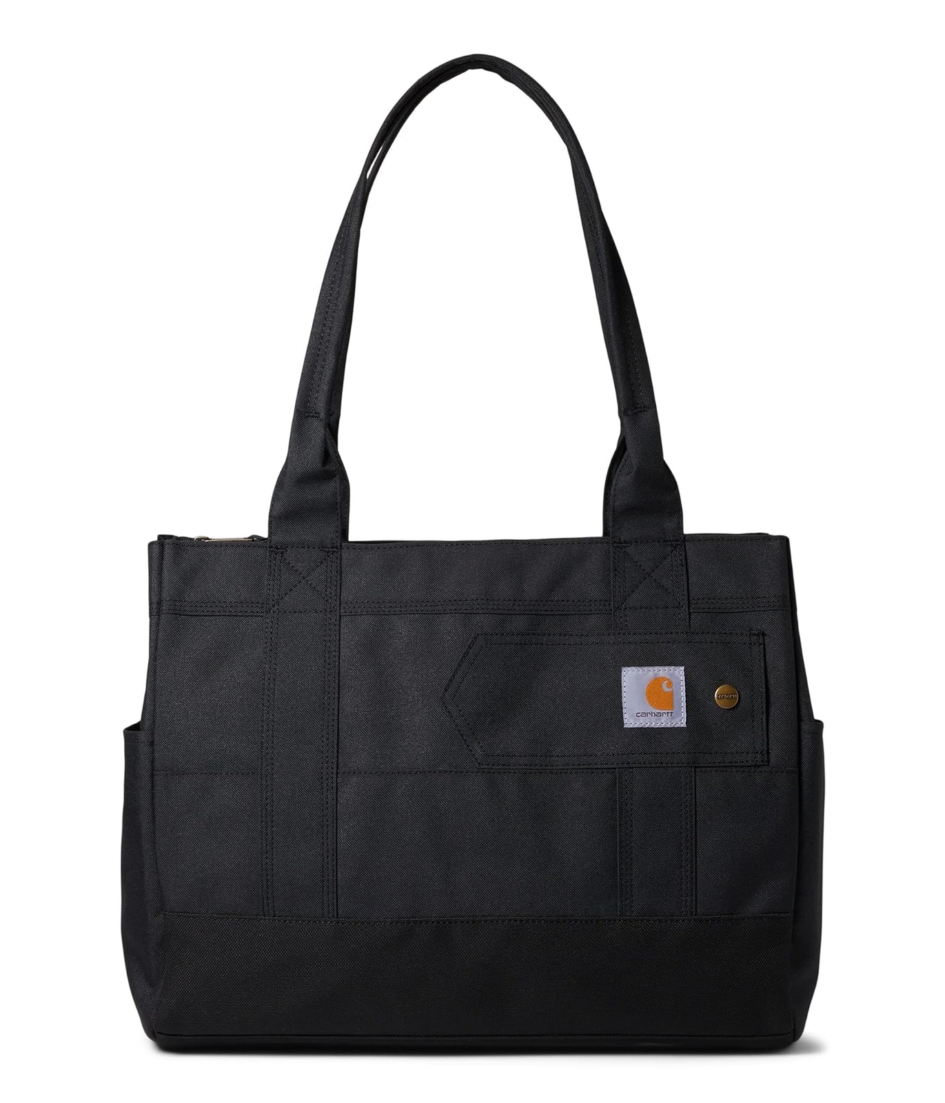 Carhartt Horizontal Zip Tote Black Model CB0379 16.5”w .5”h .5”d  