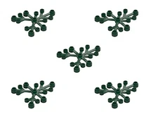 5 New LEGO Dark Green 6x5 Plant Leaves 2417 tree leaf foliage landscape bush