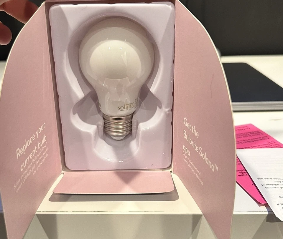 Bulbrite Solana 290111 SMART LED Bulb 40 Watt Equivalent: New, Open Box - Image 3 of 3