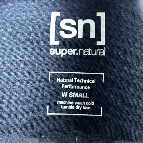 SN Super Natural Donna 1/4 Zip Base Strato S Nero Merino Prestazioni Tecniche - Foto 2 di 9