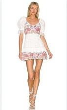 LoveShackFancy Thressey Dress in True White Sz 2 NWT