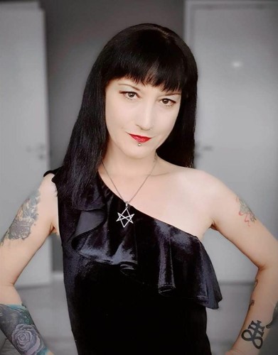 Esagramma unicursale goth punk occulto metafisico rituale pagano antico - Foto 7 di 7