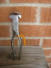 1960s Vintage 7 1/2" Length ** RED DEVIL *** End Nipper Cutting Pliers 72 USA