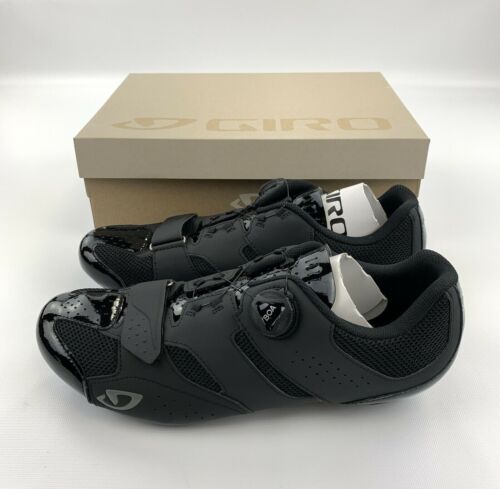 Giro Savix Road Cycling Shoes Black, UK 8/8.5/12 New in Box - Afbeelding 1 van 3