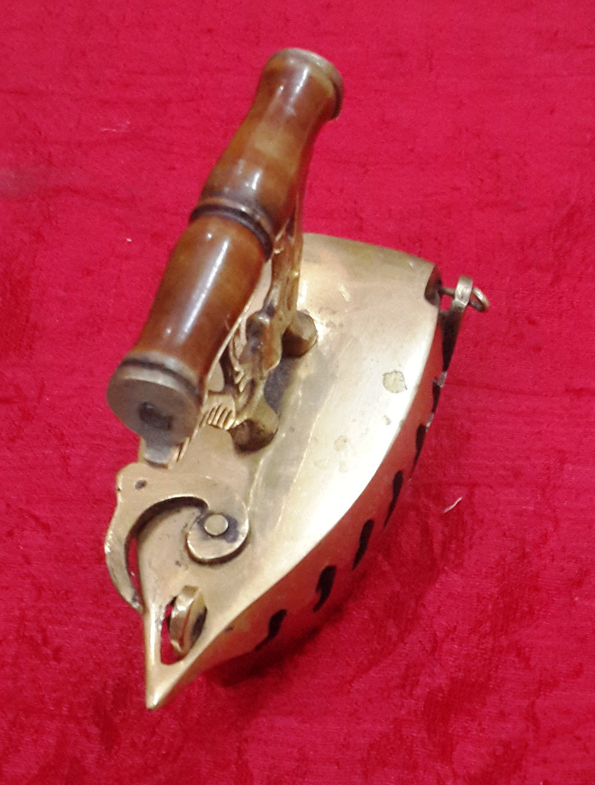 Charcoal Iron Press Vintage Handmade Brass Paper Weight Showpiece Gift