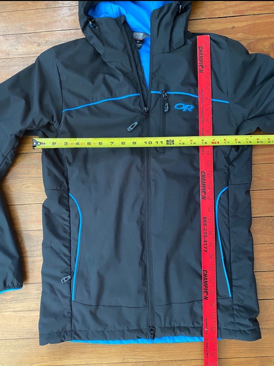 Outdoor Research Razoredge Hooded Jacket Mens Small Black Outdoor Research Razoredge Hooded Jacket Mens Small Black