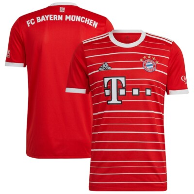 2022-23 Bayern Munich Home Jersey - Red/White - Bundesliga - Bayern Munchen Home