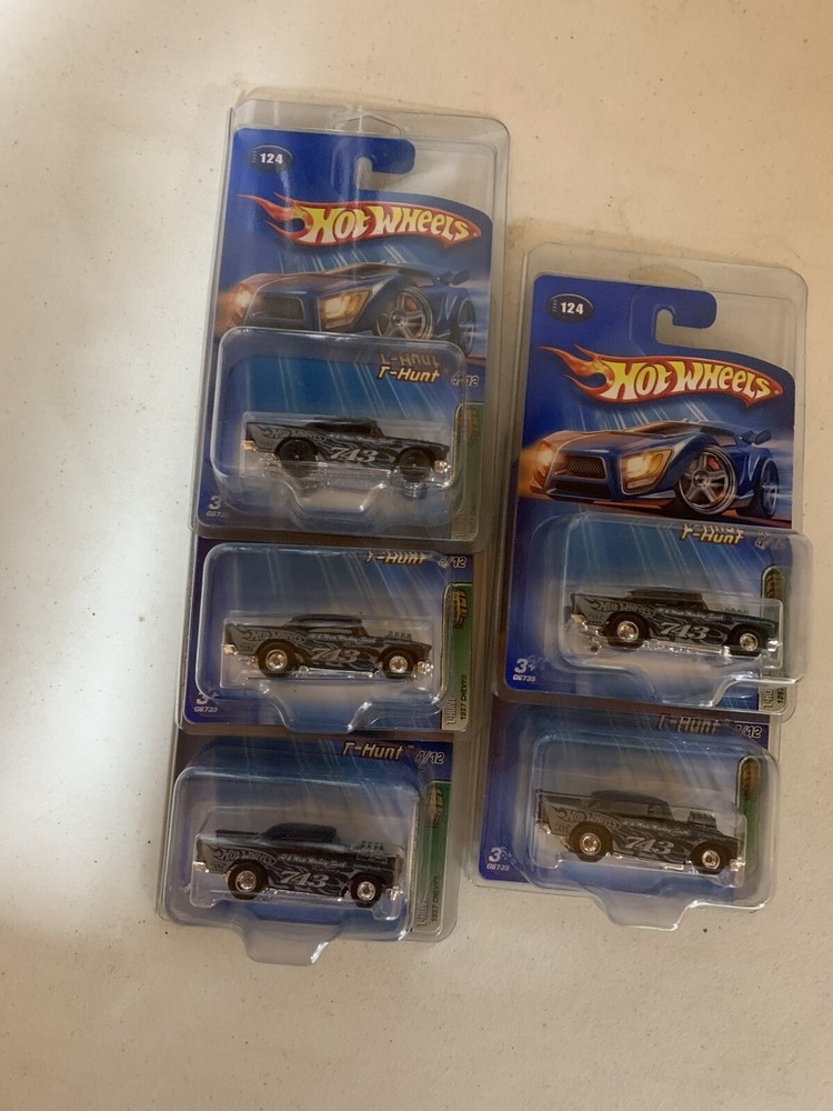 5- 2005 Treasure Hunts, 57 chevy’s, one is a variation