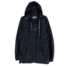 Gaastra Femme Veste Parka À Capuche Noire Taille L