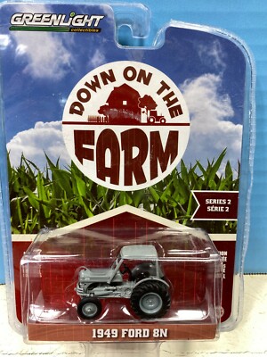 1/64 GREENLIGHT DOWN ON THE FARM 1949 FORD 8N GRAY