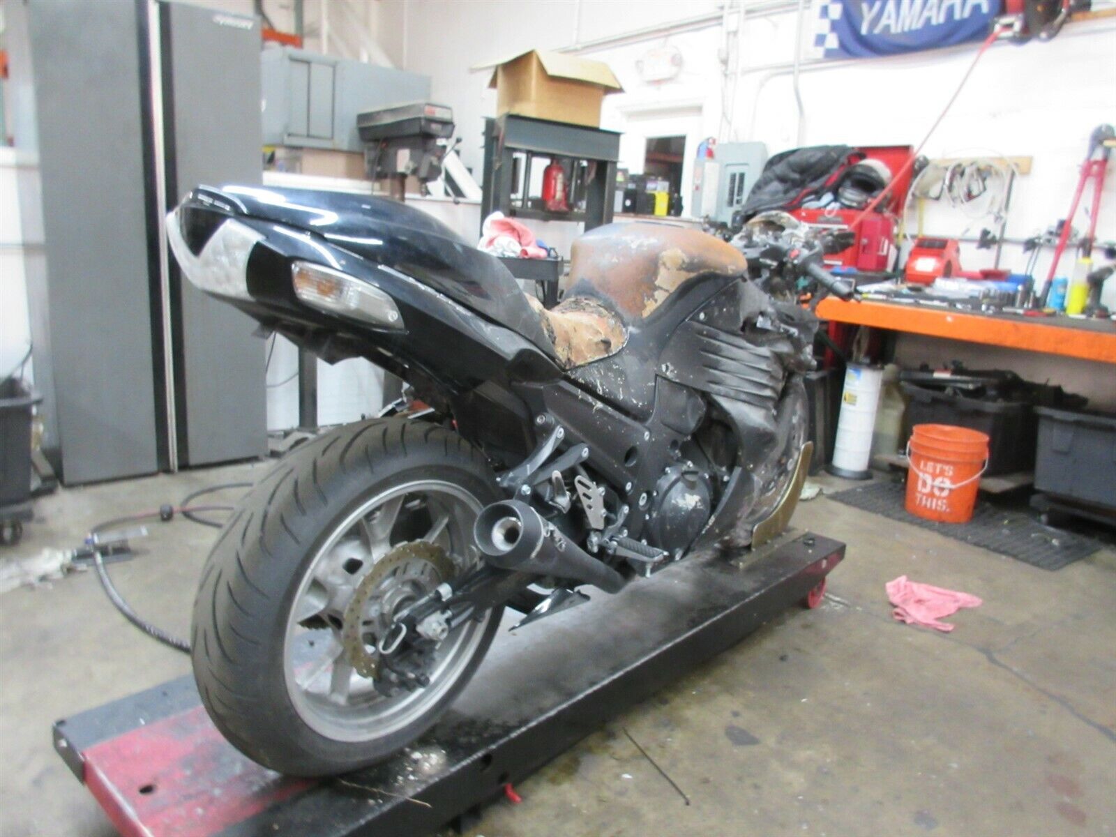 07 Kawasaki Ninja Zx14 Frame Chassis *stress Crack* Ct 32160-0219 