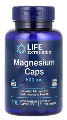 Life Extension, Magnesium, 500mg, 100 Veg. Kapseln