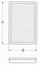 FILTRO ARIA BMC FB453/01 FIAT PANDA I (141A) 1100 / 1100 4X4 (HP 54 | YEAR 91 > 