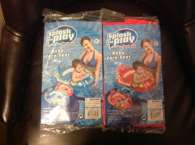 Splash and Play By Bestway Baby Care Seat Ages 1-2 years (blue or red)