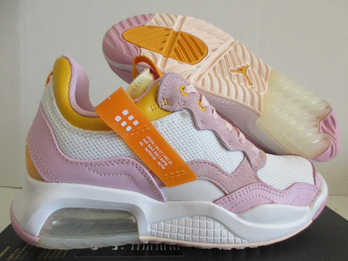 公式正規品!★M JORDAN MA2 NIKE NIKE AIR JORDAN MA2 (GS) WHITE-LIGHT ARC PINK SZ 5Y-WOMENS