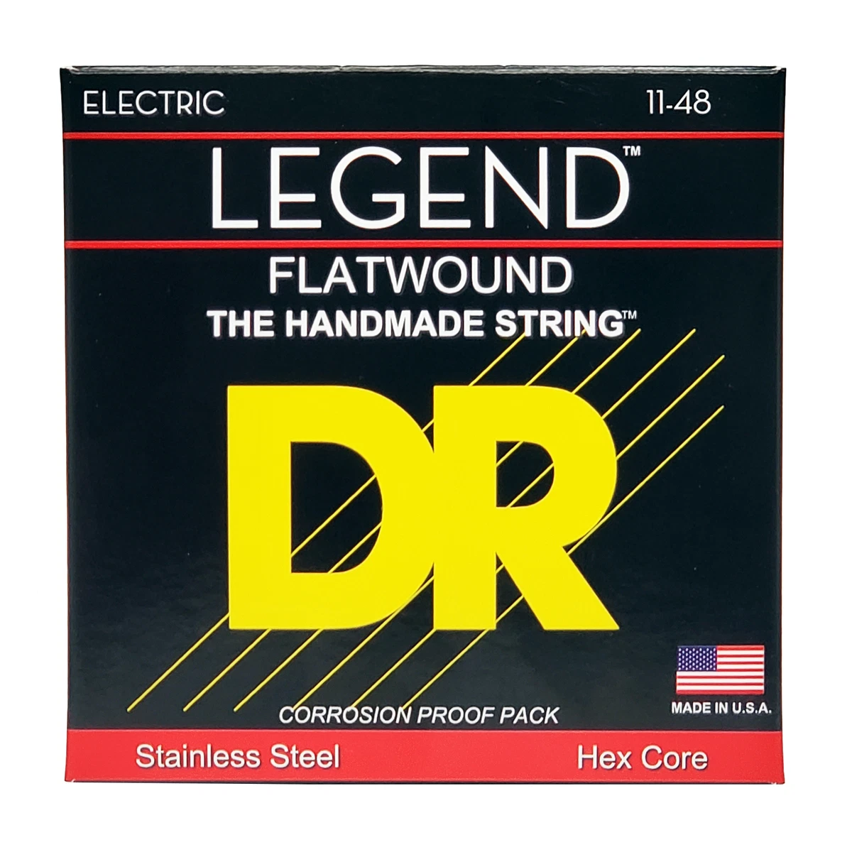 DR Strings Legend Polished Flatwound Electric Guitar Strings