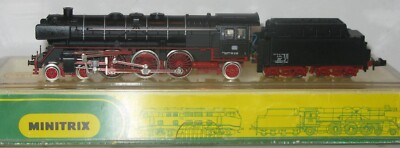 Minitrix Spur N 2076 DB schwarz 4-6-2 Baureihe BR 01 236 Dampflok Lichtfunktion