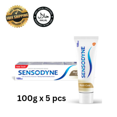 100gm x 5 Sensodyne Toothpaste With Novamin For Tooth Multicare