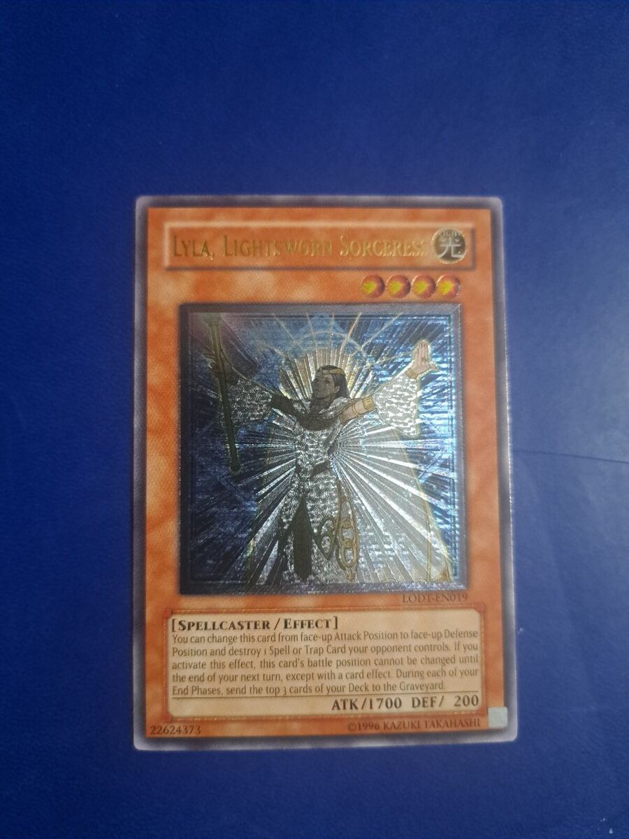 Lyla, Lightsworn Sorceress LODT-EN019 Ultimate Rare 1st Ed Lyla, Lightsworn Sorceress LODT-EN019 Ultimate Rare 1st Ed