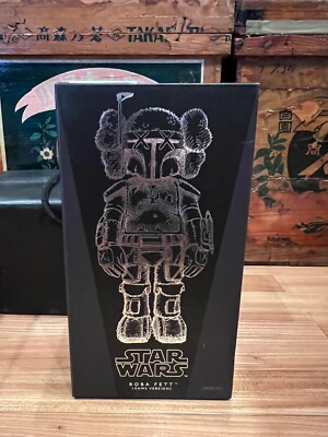 2013 KAWS x Star Wars Boba Fett Original Fake Medicom Toy Figure w