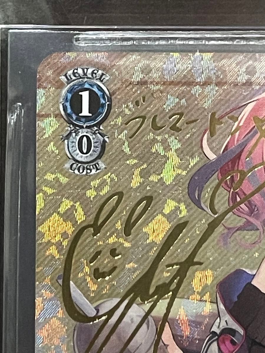 BGS 10 Black Label Weiss Schwarz Signed Azur Lane Bremerton FOIL