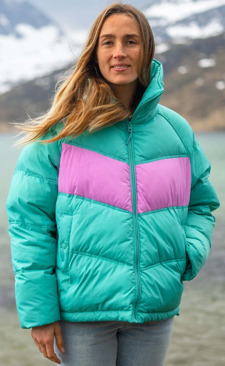 Billabong Winter Paradise Technical Puffer Jacket for Women Sea