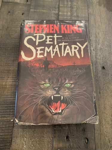 STEPHEN KING Pet Sematary First Edition (Hardcover 1983) TRADE EDITION $15.95 - 第 1/11 張圖片