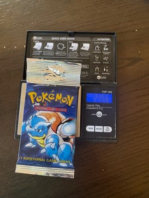 HEAVY PACK 21.51g - Pokemon Base Set Unlimited Sealed Booster Pack -  Blastoise