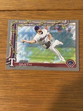 2025 Topps Holiday Josh Smith Gray Metallic Snowflake #H153 Rangers