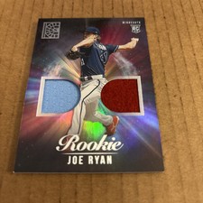 2022 Capstone DUAL JSY PATCH ROOKIE Joe Ryan RC #RDM-JR Twins Baseball (e9)