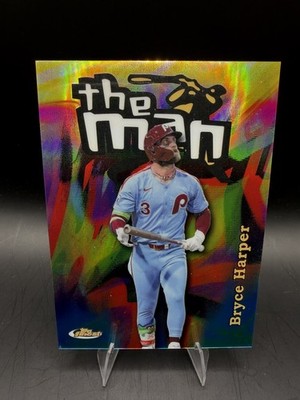 2026 Topps Finest Bryce Harper The Man Oil Spill Refractor # TM-7 SSP Phillies