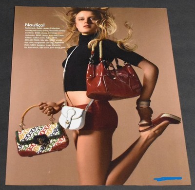 2006 Print Ad Sexy Fashion Legs Lady Heels Blonde Moschino Cheap Chic Smooth Art