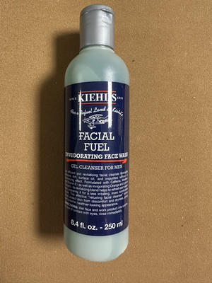 Kiehl's Facial Fuel INVIGORATING Face Wash Gel Cleanser For Men 8.4oz Energizing